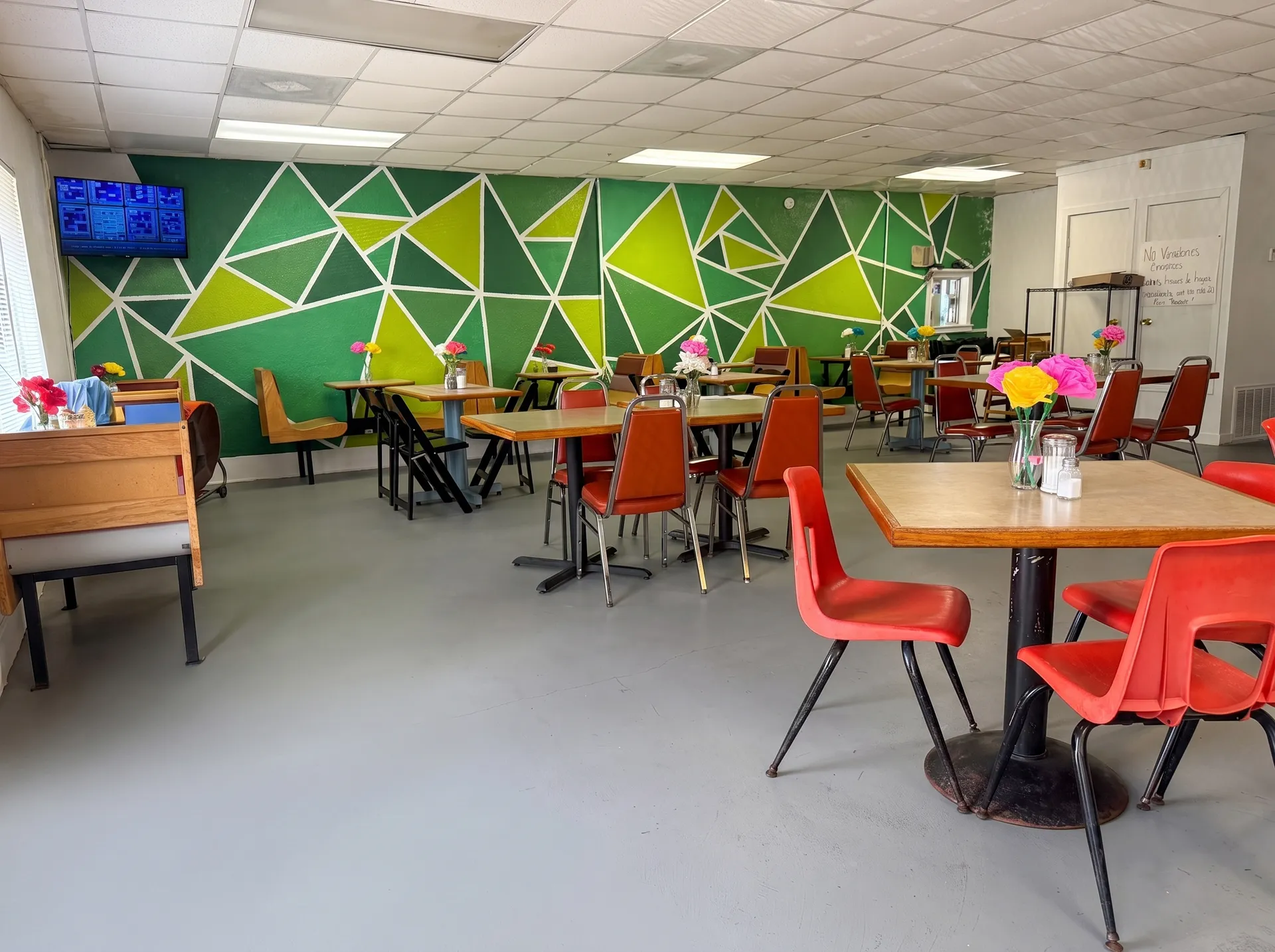 Colorful dining room